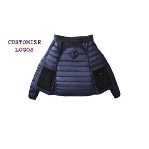 Veste matelassée unisexe pour hommes, femmes et enfants, blouson brillant de qualité supérieure, personnalisé, avec poches à fermeture éclair, rembourré et matelassé - Product Image 2