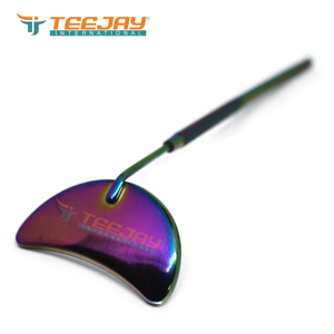 TEEJAY ELM-317 Stainless Steel Eyelash Mirror for Lash Extensions Durable & Precision Design Anti-Static Custom Logo Available - Product Image 2