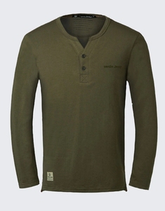 T-shirt manches longues pour homme, impression logo personnalisé, tenue décontractée, Collection du Bangladesh, - Product Image 1