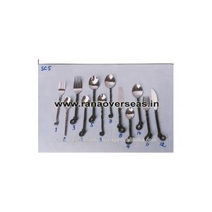 12 Pieces Stainless Steel Cutlery Sets With Resin Handles for Office <b>Lunch</b> , Party & Travel - Product Image 1
