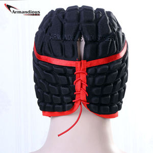 Casco de rugby de carcasa blanda con logotipo OEM, casco de EVA personalizado de medio Fútbol para adultos con patrón de cara para deportes de patinaje, venta al por mayor - Product Image 3