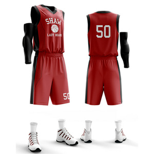 Custom Men high quality New arrivals Men's basketball club V-neck jersey breathable set for club playing game basketball uniform - Product Image 1