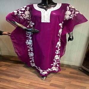 ABAYA de caftán bordado, caftán de trabajo a mano de la INDIA - Product Image 4