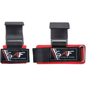 GAF Gym Heavy Duty Weight Lifting Hooks Power Lifting Hooks Fitness Wrist <b>Holder</b> <b>Rod</b> Gym Heavy Duty Hook - Product Image 2