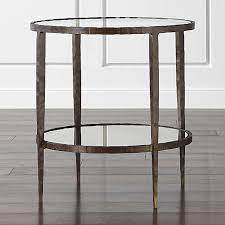 Modern <b>Rustic</b> Iron <b>Table</b> Gold Plating Elegant Glass Top Stylish Farmhouse Industrial Interior Decorative Functional - Product Image 5