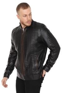 High Street hommes vestes en cuir véritable respirant vêtements de sport imperméables pour adultes personnalisable équipement de cyclisme hiver taille XL - Product Image 4