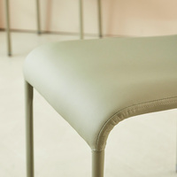 Cadre en acier PU industriel Style nordique moderne, mobilier d'intérieur, pour la maison, salle à manger, café, hôtel, chaise, 1 pièce