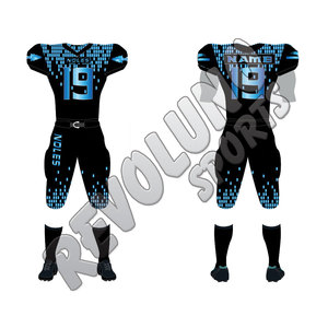 Uniforme de fútbol americano juvenil sublimado de Color rojo personalizado Unisex transpirable de secado rápido de alta calidad venta directa de fábrica - Product Image 5