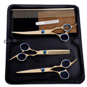 En gros de Haute Qualité En Acier Inoxydable Professionnel Chien Toilettage Pour Animaux Ciseaux Ensemble - Product Image 6