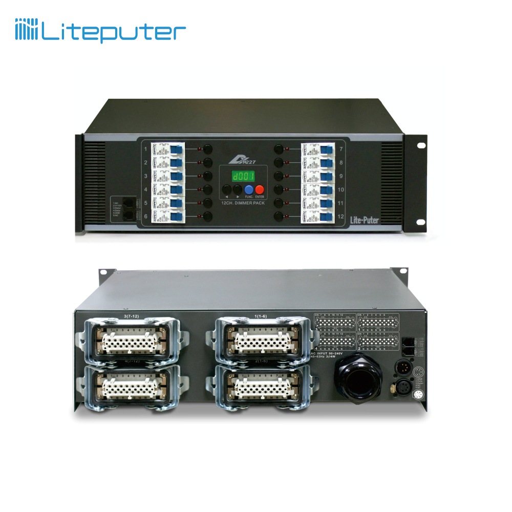 12 Channel DMX Controller Dimmer for Stage - Liteputer