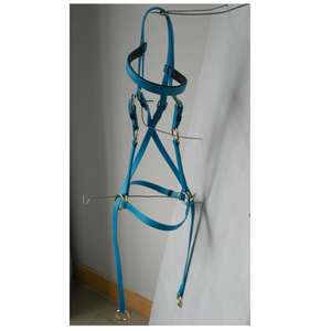Nouveau Vente En Gros Sidepull Bitless Brides Cheval En Cuir En PVC Enduit Nylon Sangle Bride 2021 2022 pliable - Product Image 2