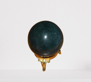 Bola de piedras preciosas de ágata verde, esfera de ágata verde Natural - Product Image 1