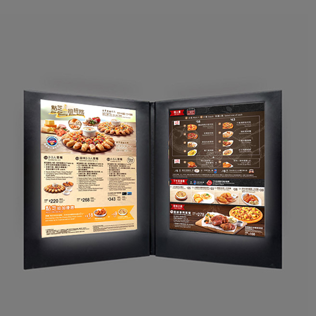 Produk Desain Baru Laris Menu Restoran Makanan Cepat Saji DARI DISTRIBUTOR Menu Led