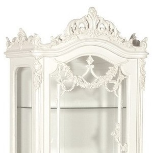 Muebles de Madera Maciza de Alta Calidad para Sala de Estar, Color Blanco con Tallado, Hechos a Mano, Venta al Por Mayor - Product Image 3