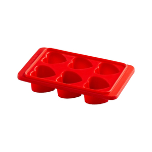 Molde de cubo de hielo en forma de corazón, bandeja de silicona de fácil liberación, 6 cavidades, venta al por mayor, 2022 - Product Image 5