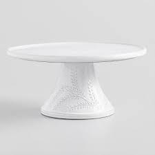 Smooth Rotating Fiber <b>Cake</b> Stand <b>Cake</b> Decorating Turntable white and Silver for parties home and restaurants at lowest price - Product Image 6