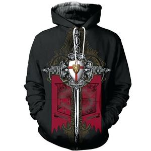 Sudaderas masónicas de talla grande OEM con cuello redondo de alta calidad, logotipo personalizado, estampado por sublimación, impermeable, anticontracción, tejido de lana antiarrugas - Product Image 5