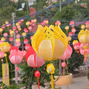 Linterna de FESTIVAL, decoración para Año Nuevo, ámbar + 84383004939 - Product Image 1