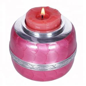 Urna Conmemorativa de Metal Estilo Americano, Color Rosa, Personalizable, para Cenizas Funerarias de Adultos, Duradera - Product Image 3