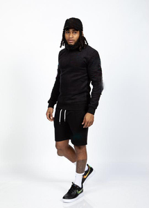 Venta al por mayor 100% algodón Sudadera con capucha de los hombres de gran tamaño pulóver sudadera logotipo personalizado bordado francés Terry en relieve pantalones de chándal - Product Image 3