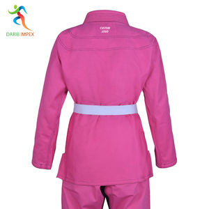 Personnalisé 100% Coton Brodé BJJ Jiu Jitsu Gi Haute Qualité Arts Martiaux Brésiliens Judo Uniforme pour Adultes avec Logo Personnalisé - Product Image 3