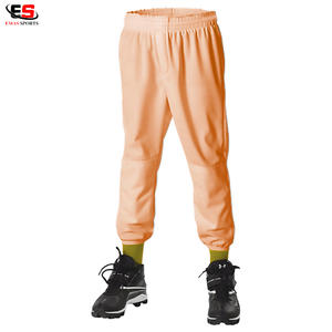 Pantalon de baseball solide multicolore en coton de haute qualité OEM pour hommes Taille élastique Style de base - Product Image 6