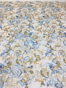 Hochwertiger New Design Green Sequin Lace Stoff - Product Image 3