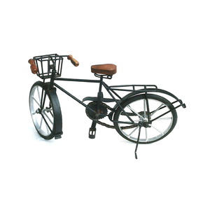 Ciclo de Metal/madera decorativo para el hogar, estantería de color negro para regalo de cumpleaños, juguetes, venta al por mayor - Product Image 1