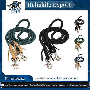 Rênes de cheval équestre de conception moderne Équipement en cuir durable pour la course et l'équitation Faible entretien Fabriqué en Inde - Product Image 6