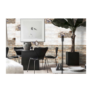 New Design Rustic Veranda Digital Porcelain <b>Wall</b> Tiles 400x800mm <b>Flowers</b> Plants Texture Antibacterial Anti-Slip for Hotel - Product Image 1