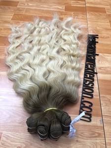 Extensions de cheveux 100% humains vierges Remy, couleurs mélangées, avec double trame machine, 100 grammes - Product Image 3