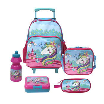 box type trolley school bag