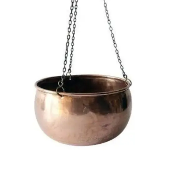 Gancho colgante de Metal de alta calidad, maceta colgante con cadena para interior, exterior, balcón, Patio, cesta colgante, macetas, macetas