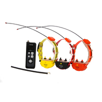 Collar GPS Impermeable para 3 Perros con Función de Entrenamiento para Caza Sin Tarjeta SIM GPS-DTR-25003 para 3 Perros