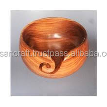 Bol de madera antigua para crochet, cuenco clásico de madera natural, bowlfor para casa y restaurante, venta al por mayor y más vendido - Product Image 3
