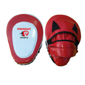 Almohadillas de enfoque de cuero de vaca con empuñaduras para entrenamiento de boxeo Strike Target Practice - Product Image 5