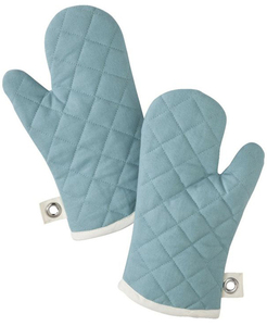 Vente en gros de maniques de cuisine et de protège-plats en coton double, écologiques, résistants à la chaleur, lavables au lave-vaisselle, personnalisables (impression et couleurs) - Product Image 3