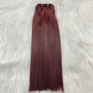 ขายส่งผมต่อแท้สีแดงบรอนซ์ธรรมชาติ ปี 2026 ขายดี 100% ผมเวอร์จินไม่ผ่านการแปรรูป จัดเรียงเกล็ดผมอย่างสมบูรณ์แบบ ขายส่ง - Product Image 3