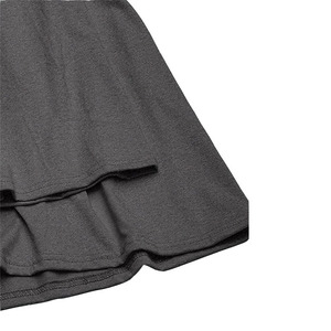 เสื้อยืดคอกลมแขนสั้นสำหรับผู้ชายผ้าฝ้ายโพลีเอสเตอร์ลำลองแขนสั้นสีพื้นดีไซน์โลโก้ตามสั่งฤดูร้อน - Product Image 3