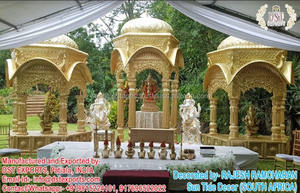 Rajasthani Royal Bodas Escenario Decoración Marwari Tema Escenario Decoración Boda Elegante Boda India Escenario Decoración Australia - Product Image 2