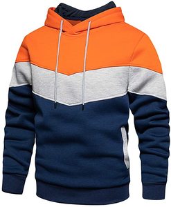 Sudadera con Capucha de Forro Polar para Hombre, Color Sólido, 100% Algodón, para Invierno, Moda Casual - Product Image 3