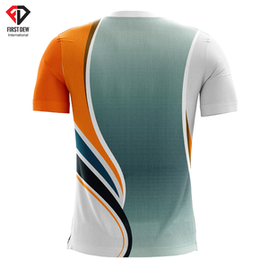 Maillot de football personnalisé de haute qualité, respirant, léger, unisexe, nouveau design, entièrement sublimé, lavage à l'acide numérique - Product Image 4
