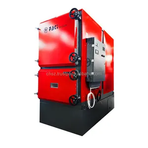 Pellet boiler Faci 761 kw powerful home heater with a cast-iron retort burner of "anti-slag" type, boilers