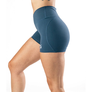 Conjunto de pantalones cortos de compresión de cintura alta para mujer, ropa de Yoga y Fitness Sexy, venta al por mayor, novedad - Product Image 6