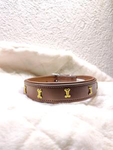 เข็มขัดปลอกคอสุนัขหนังแท้คุณภาพระดับพรีเมียมทำด้วยมือสำหรับสุนัขสายพันธุ์กลางหนังแท้ที่ดีที่สุด - Product Image 5