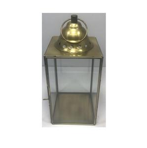 Linterna antigua decorativa de Metal y oro, para decoración del hogar, vela conmemorativa - Product Image 6