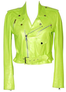 Vestes brillants pour femmes, en cuir de style personnalisé, à la mode avec doublure chaude, jupes en cuir - Product Image 2