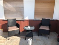 Ensemble de canapés en rotin PE moderne avec caractéristiques résistantes aux intempéries pour patio/jardin/cottage/cour/plage, fabriqué au Vietnam