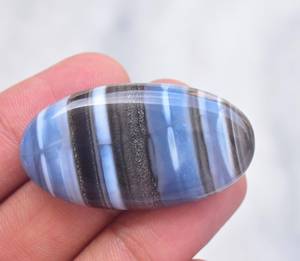 โอปอลสีฟ้าสำหรับทำเครื่องประดับอัญมณีทรงหลวม,อัญมณีโอปอลสีน้ำเงินลายสวยสำหรับทำเครื่องประดับ - Product Image 3