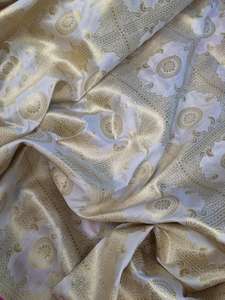 Banarasi-saree de seda con blusa a juego, ropa de boda, saree - Product Image 5